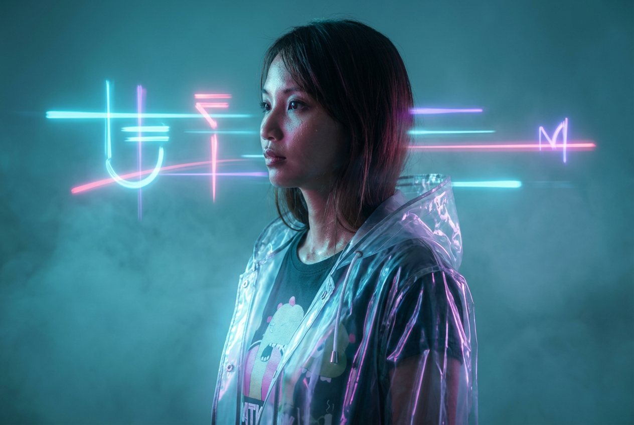 Portrait of Geargina Tan (Coach Gina), Singapore's AI expert and COO of WTFox.ai, lit by neon light trails, used for her plain-language explainer of An Alien Mind, the September 2026 essay by OpenAI chief scientist Jakub Pachocki on AI alignment, monitoring and slowing down development.