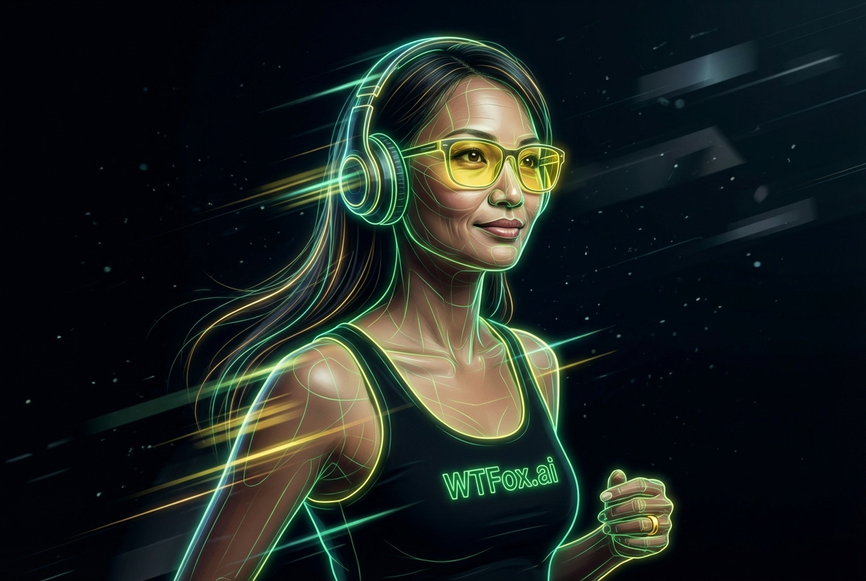 Gina, neon portrait